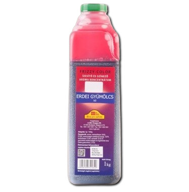 Frizzy-Color erdei gyümölcs ízű szirup 1 Kg