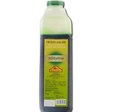Frizzy-Color zöldalma ízű szirup 1 Kg