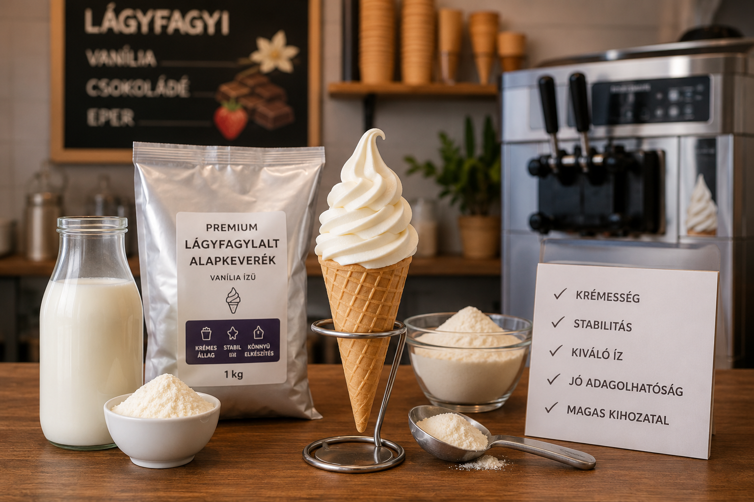 Fagylalt alapanyag kezdőknek: mitől lesz jó a lágyfagyi, és mire figyeljen az első szezon előtt?
